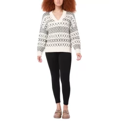 Wholesale 😀 Black Tape Petite V-Neck Intarsia-Knit Sweater Cream/black ⭐ -Black Tape Shop unnamed file 105