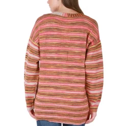 Buy 🔔 Black Tape 👩 Women's Open-Stitch Sweater Morning Lotus 🔔