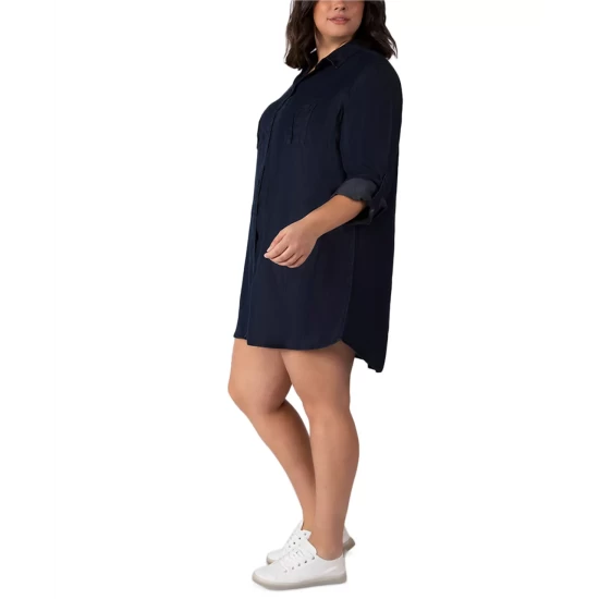 Wholesale π Black Tape Trendy Plus π Shirt π Dress Ink Blue Wash π― 6 Wholesale π Black Tape Trendy Plus π Shirt π Dress Ink Blue Wash π― - Image 4