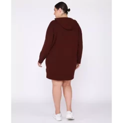 Best reviews of ✔️ Black Tape Trendy Plus Size Hooded Sweater 👗 Dress Burgundy Heather 👍 -Black Tape Shop unnamed file 147
