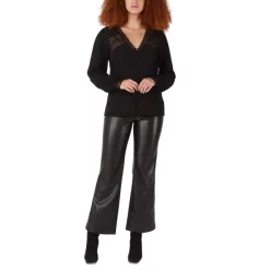 Outlet 🔔 Black Tape 👩 Women's Drop-Shoulder Turtleneck Sweater Pearl ✨