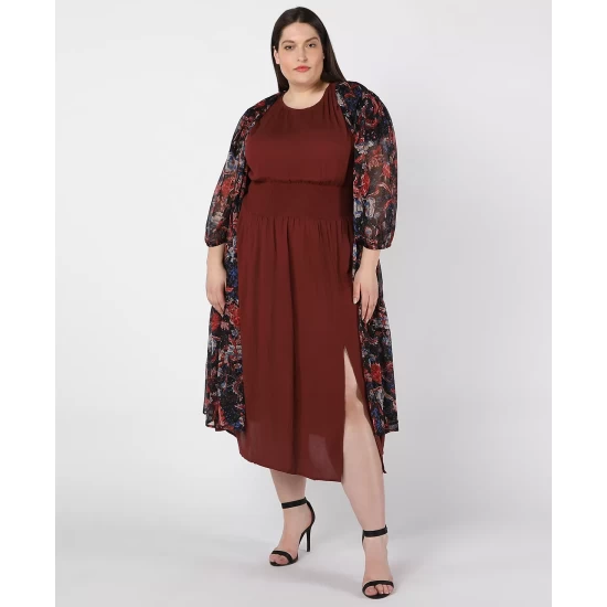 Budget ๐ Black Tape ๐ฉ Women's Cotton Drop-Shoulder Puff-Sleeve Henley Top Urban Nights ๐ 4 Budget ๐ Black Tape ๐ฉ Women's Cotton Drop-Shoulder Puff-Sleeve Henley Top Urban Nights ๐ - Image 2