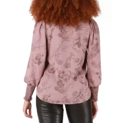 Cheap 😉 Black Tape 👩 Women's V-Neck Tiered Mini 👗 Dress Himalayan Blooms 🔔