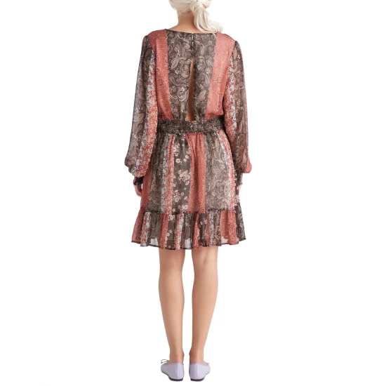 New โ Black Tape Petite Banded-Waist Flounce-Hem ๐ Dress Patchwork Dreams ๐ 5 New โ Black Tape Petite Banded-Waist Flounce-Hem ๐ Dress Patchwork Dreams ๐ - Image 3