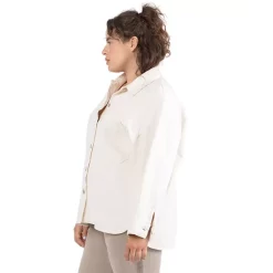 Wholesale 🌟 Black Tape Trendy Plus Size Button-Front Shacket Off-white Wash 🔔 -Black Tape Shop unnamed file 214