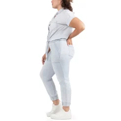 Cheap 😍 Black Tape Trendy Plus Size High-Rise Wide-Leg 👖 Jeans Dark Indigo 🤩