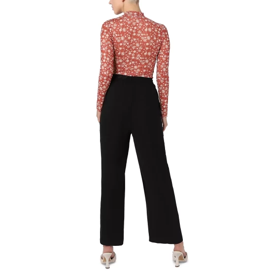 Brand new ✔️ Black Tape 👩 Women's Mesh Turtleneck Beige Swirls ⌛ 6 Brand new ✔️ Black Tape 👩 Women's Mesh Turtleneck Beige Swirls ⌛ - Image 4