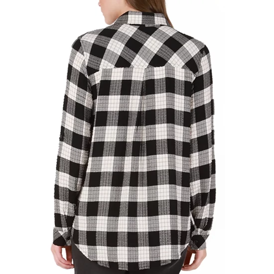 New ๐ Black Tape ๐ฉ Women's Button-Front Plaid ๐ Shirt Rosy Plaid โ๏ธ 7 New ๐ Black Tape ๐ฉ Women's Button-Front Plaid ๐ Shirt Rosy Plaid โ๏ธ - Image 5