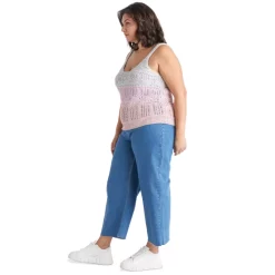 Budget 🤩 Black Tape Trendy Plus Size Ombre Knit Camisole 🌟 -Black Tape Shop unnamed file 301