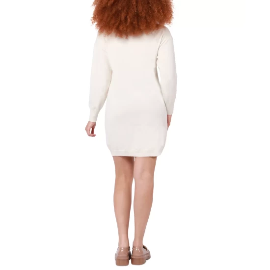 Outlet ๐ Black Tape ๐ฉ Women's Long Sleeve Polo Front Sweater ๐ Dress Cream ๐ 5 Outlet ๐ Black Tape ๐ฉ Women's Long Sleeve Polo Front Sweater ๐ Dress Cream ๐ - Image 3