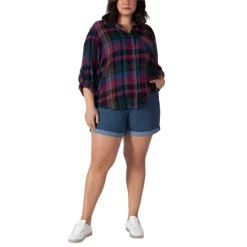 Promo 🛒 Black Tape 👩 Women's Printed Chiffon Balloon-Sleeve 👗 Dress Deep Red Geo Print 🔥