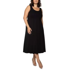 Best deal 🎉 Black Tape Plus Size Scoop-Neck Sleeveless 👗 Dress 👍 -Black Tape Shop unnamed file 360