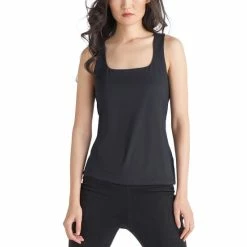 Wholesale 🎁 Black Tape Petite Square-Neck Tank Top ✨