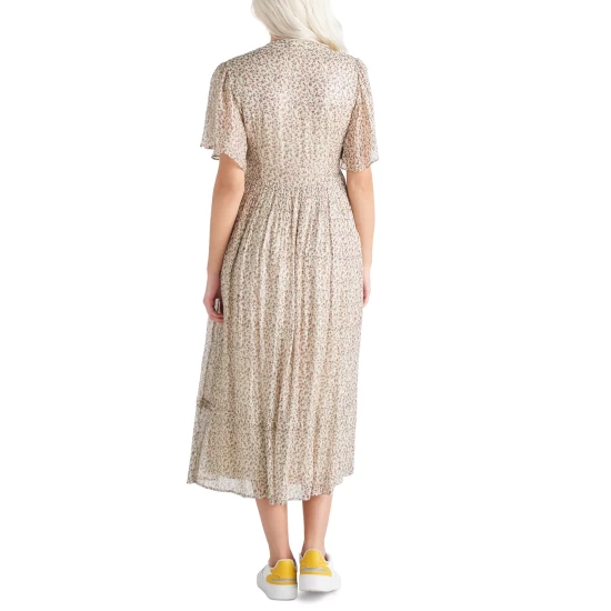 Best deal โ Black Tape ๐ฉ Women's V-Neck Smocked-Waist Tiered ๐ Dress Red/white Floral ๐ 3 Best deal โ Black Tape ๐ฉ Women's V-Neck Smocked-Waist Tiered ๐ Dress Red/white Floral ๐