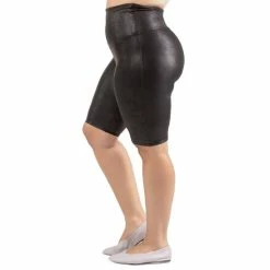 Top 10 🥰 Black Tape 🧥 Coated Faux-Leather Biker Shorts 😀 -Black Tape Shop unnamed file 426