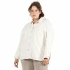 Wholesale 🌟 Black Tape Trendy Plus Size Button-Front Shacket Off-white Wash 🔔
