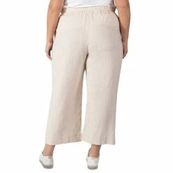 Cheapest 😉 Black Tape Trendy Plus Size Cropped Wide-Leg Pants Sand Dollar 🤩 -Black Tape Shop unnamed file 495