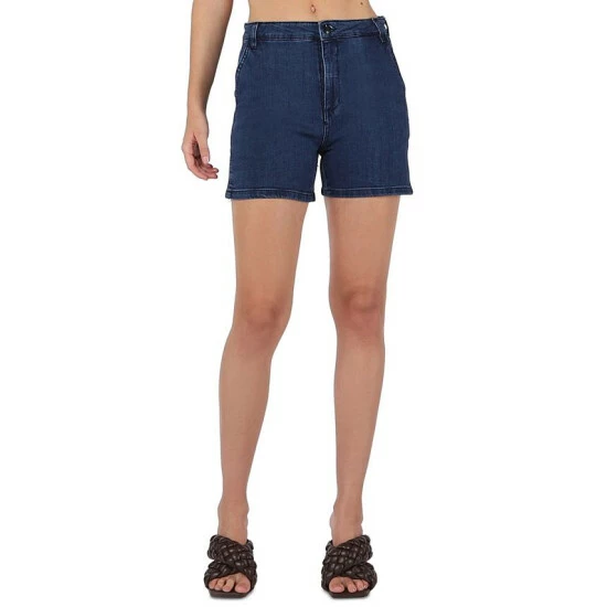 Wholesale 👏 Black Tape 👩 Women's High Rise Trouser Shorts True Blue 🤩 3 Wholesale 👏 Black Tape 👩 Women's High Rise Trouser Shorts True Blue 🤩