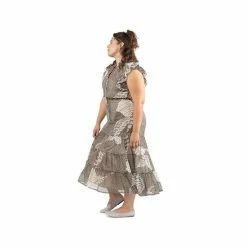 Best Pirce 💯 Black Tape Trendy Plus Size Garden Green Tiered Maxi 👗 Dress ⭐ -Black Tape Shop unnamed file 578