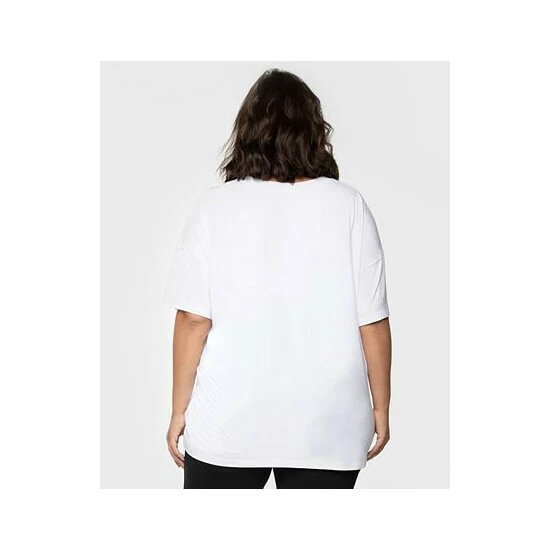 Cheapest ❤️ Black Tape Trendy Plus Size Graphic-Print T-Shirt White ✔️ 4 Cheapest ❤️ Black Tape Trendy Plus Size Graphic-Print T-Shirt White ✔️ - Image 2