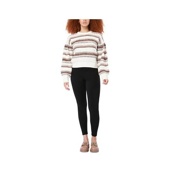 Top 10 ๐ Black Tape Petite Cropped Balloon-Sleeve Sweater Square Dance Stripes ๐คฉ 5 Top 10 ๐ Black Tape Petite Cropped Balloon-Sleeve Sweater Square Dance Stripes ๐คฉ - Image 3