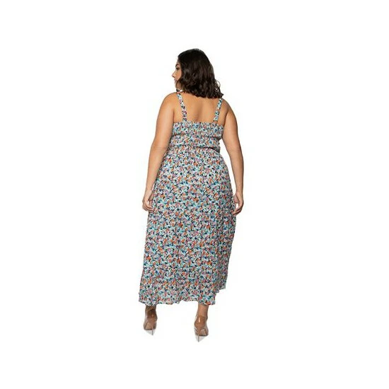 Hot Sale ๐งจ Black Tape Trendy Plus Size Printed Smocked Maxi ๐ Dress Floral Alley ๐ 4 Hot Sale ๐งจ Black Tape Trendy Plus Size Printed Smocked Maxi ๐ Dress Floral Alley ๐ - Image 2