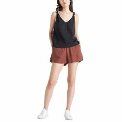 Brand new 👍 Black Tape 👩 Women's Drawstring Shorts Chocolate 🎁 -Black Tape Shop unnamed file 655