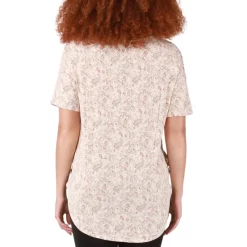 Promo 👍 Black Tape 👩 Women's Printed Cropped Banded-Waist Jumpsuit Tropical Reds 💯 -Black Tape Shop unnamed file 70