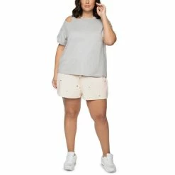 Wholesale 🌟 Black Tape Trendy Plus Size Cutout T-Shirt Heathered Pale Grey 😉 -Black Tape Shop unnamed file 713