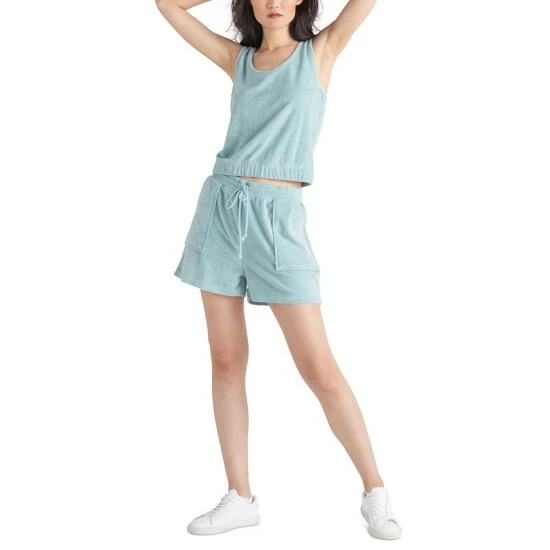 Outlet ๐งจ Black Tape Terry Drawstring Shorts Soft Mint ๐ 6 Outlet ๐งจ Black Tape Terry Drawstring Shorts Soft Mint ๐ - Image 4