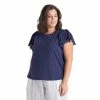 Coupon 👍 Black Tape Trendy Plus Size Eyelet Flutter-Sleeve Top Dk Navy 👍 -Black Tape Shop unnamed file 731