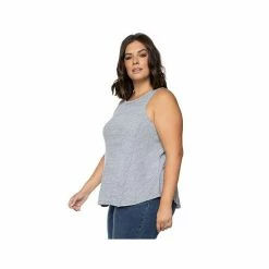 Discount 🔥 Black Tape Trendy Plus Size Side-Panel Knit Tank Top Light Heather Blue ⌛ -Black Tape Shop unnamed file 755