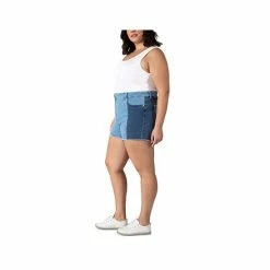 Wholesale 💯 Black Tape Trendy Plus Size Two-Tone High-Rise Denim Shorts Blue Med Wash 💯 10 Wholesale 💯 Black Tape Trendy Plus Size Two-Tone High-Rise Denim Shorts Blue Med Wash 💯 -Black Tape Shop unnamed file 767