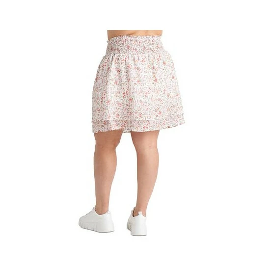Brand new ๐ฅฐ Black Tape Trendy Plus Size Printed Layered Mini ๐ Skirt Sweet Blooms โญ 4 Brand new ๐ฅฐ Black Tape Trendy Plus Size Printed Layered Mini ๐ Skirt Sweet Blooms โญ - Image 2