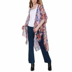 Cheapest ❤️ Black Tape 👩 Women's Floral-Print Kimono Bollywood 🔔
