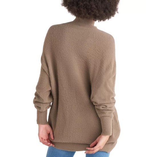 New ๐ Black Tape ๐ฉ Women's Long Sleeve Button-Front Collared Sweater ๐ Dress Dark/light Pink Melange โจ 4 New ๐ Black Tape ๐ฉ Women's Long Sleeve Button-Front Collared Sweater ๐ Dress Dark/light Pink Melange โจ - Image 2