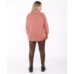 Deals ❤️ Black Tape Trendy Plus Size Cotton Raglan-Sleeve Top Burnt Orange 🌟 -Black Tape Shop unnamed file 92